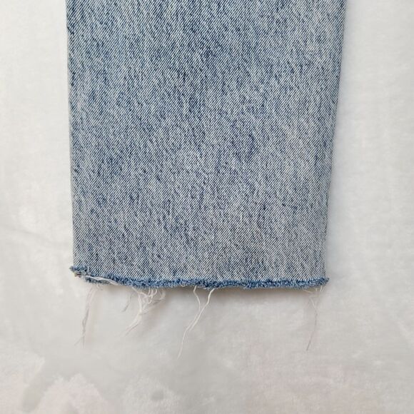 We The Free My Own Lane Distressed High Rise Acid Wash Jeans Size 24 - Picture 10 of 12